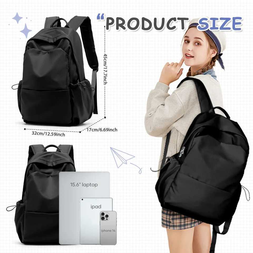 School Bag Lightweight Casual Daypack College Laptop Backpack for Men Women Travel Rucksack for High School Middle Bookbag Girls W251025
