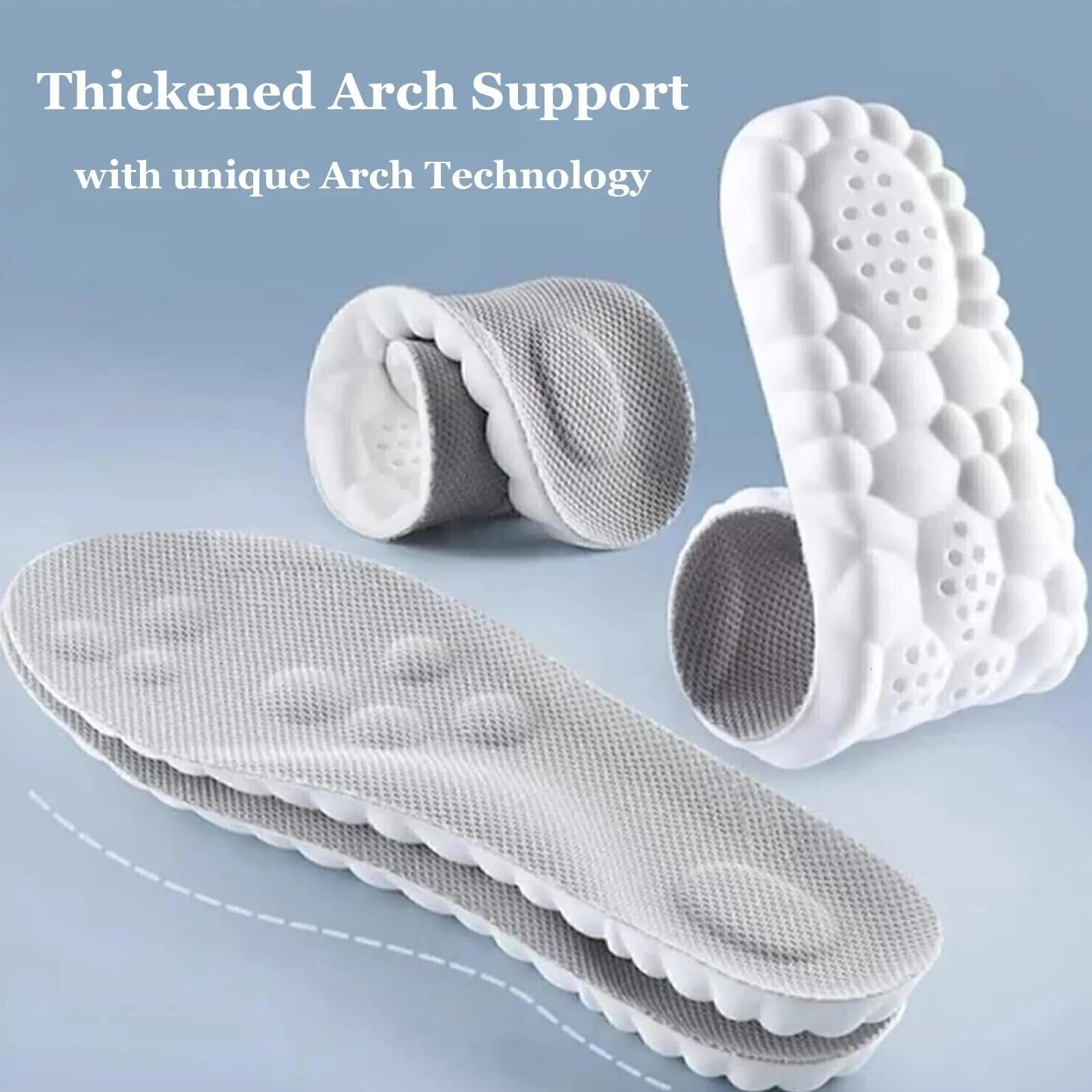 4D Cloud Technology Insole Super Soft Comfort Insoles UShape Memory Foam Insoles 4D Cloud Insole for Women Men ShockAbsorbi251020