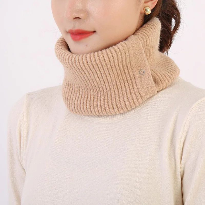 Instant Face Cover Plain Neckerchief For Women Detachable Pullover Scarf Neckcover Ooutdoor Windproof Warm Collar 251020
