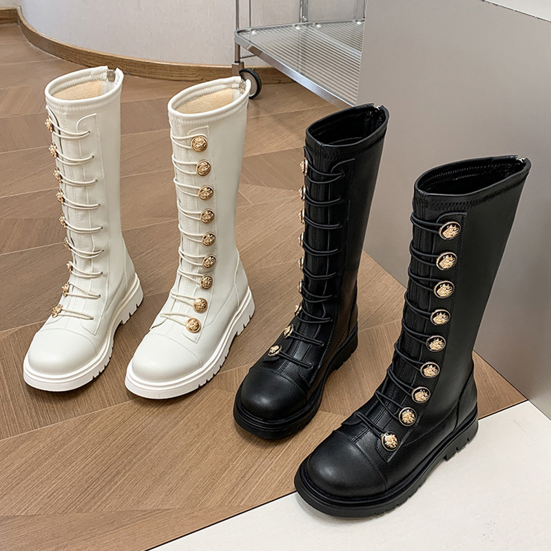 Kids High Boots for Girl Fashion Design Boots Girls Kidszworld Children Long Motorcycle Boots Size 26 -39 C1166