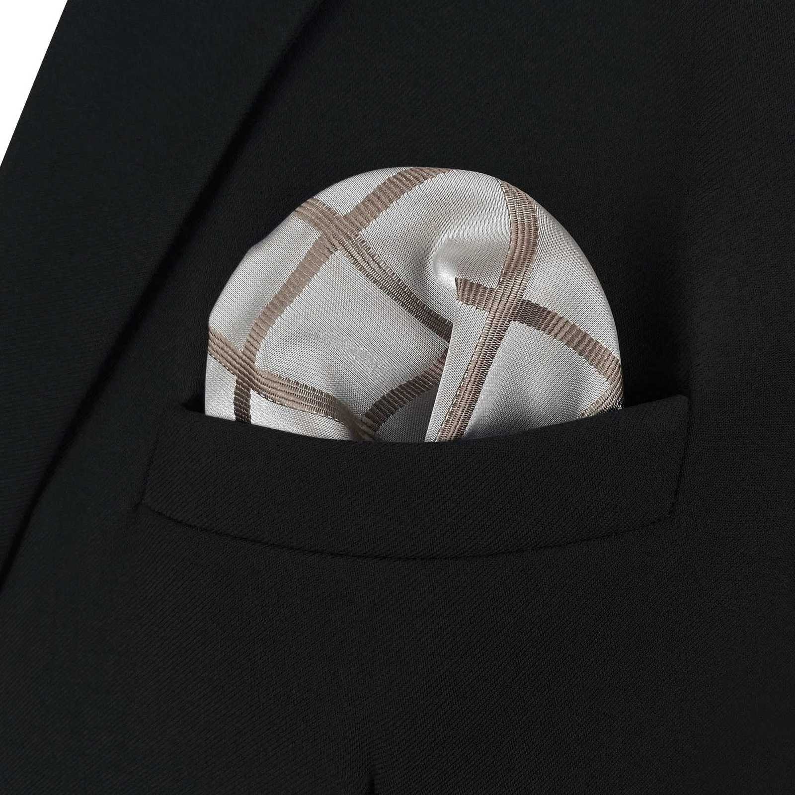 Colorf Dots Crimson Busin Mticolor Pocket Square Mens Classic Suit Gift Handkerchief Checkes Acceossories Y251024