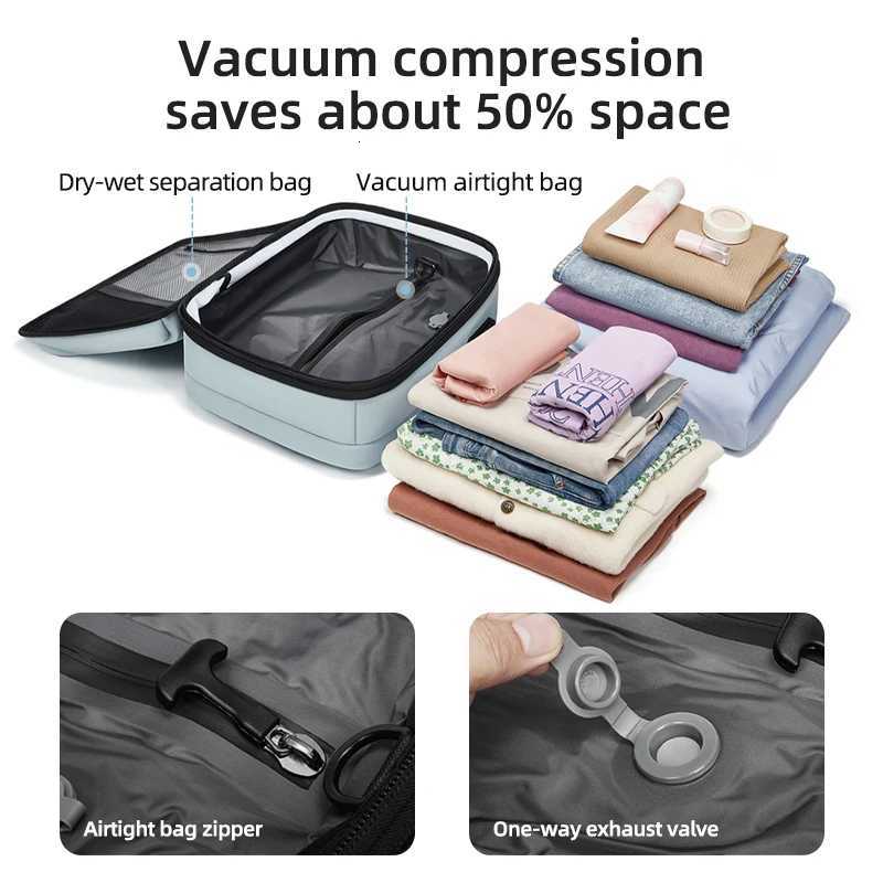 Travel Women Backpack 16 inch vacuum compression Laptop Backpack USB charging school Backpack Extended Hiking Business backpack W251025