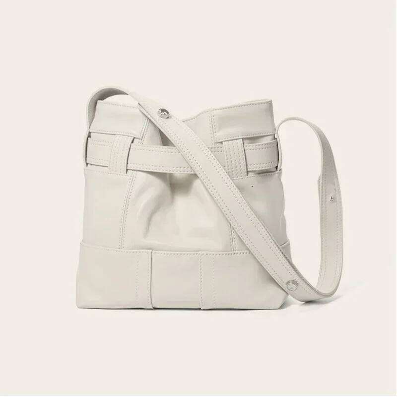 New High Quality Soft Leather Women Bucket Bag Large Capacity Female Handbag Famous Designer Women's Shoulder Bags 251025