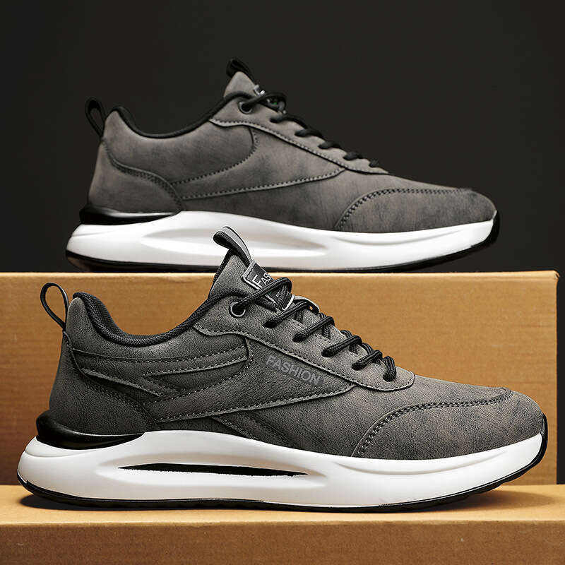 Labor Protection Autumn Construction Site Non-Slip Wear-Resistant Leather Waterproof Office Work Men's Sports Casual Trendy Shoes