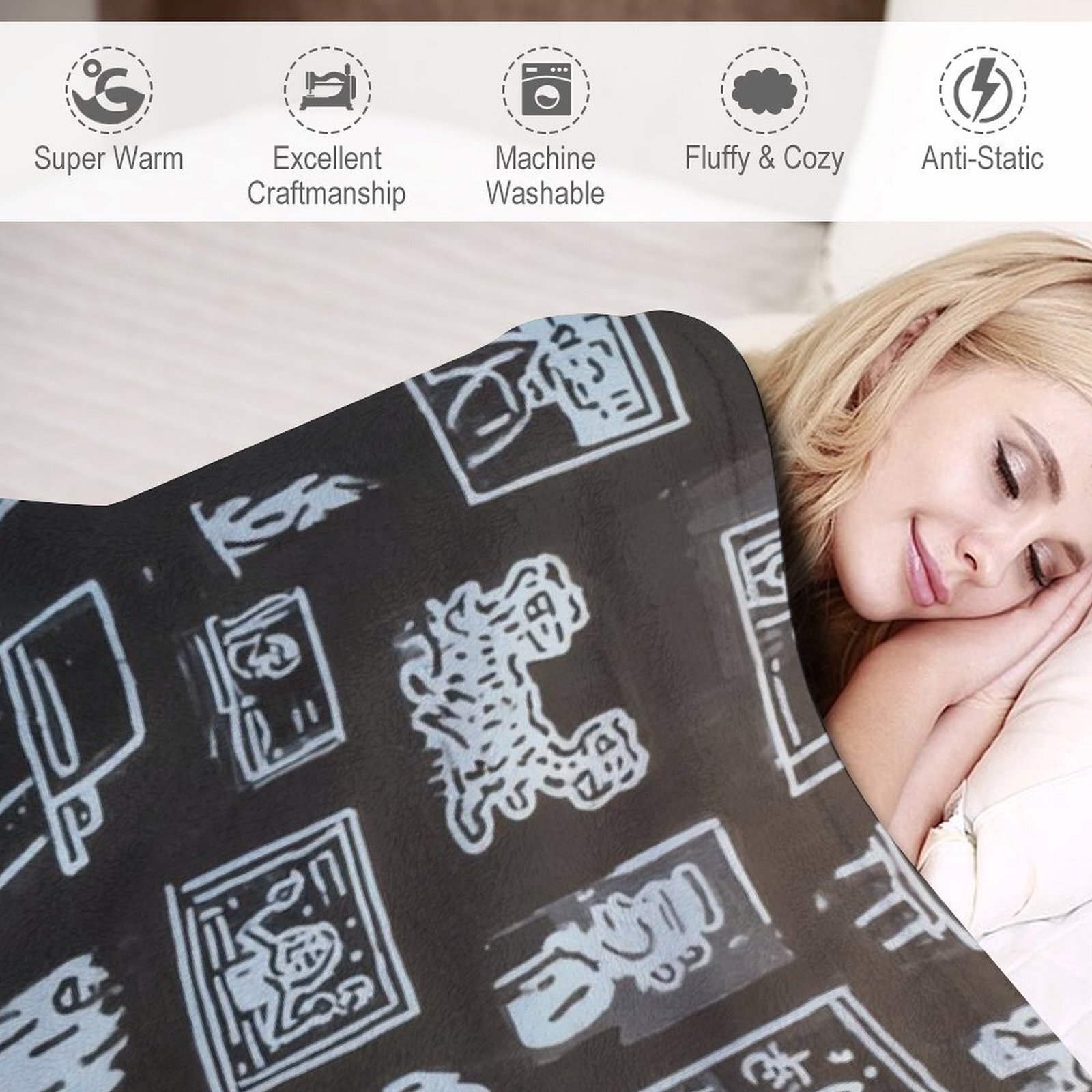 H Designer Horse blanket blanket throw cashmere vibration blanket copert Home Travel Throw Summer Air Conditioner Beach home bedding blankets throws H