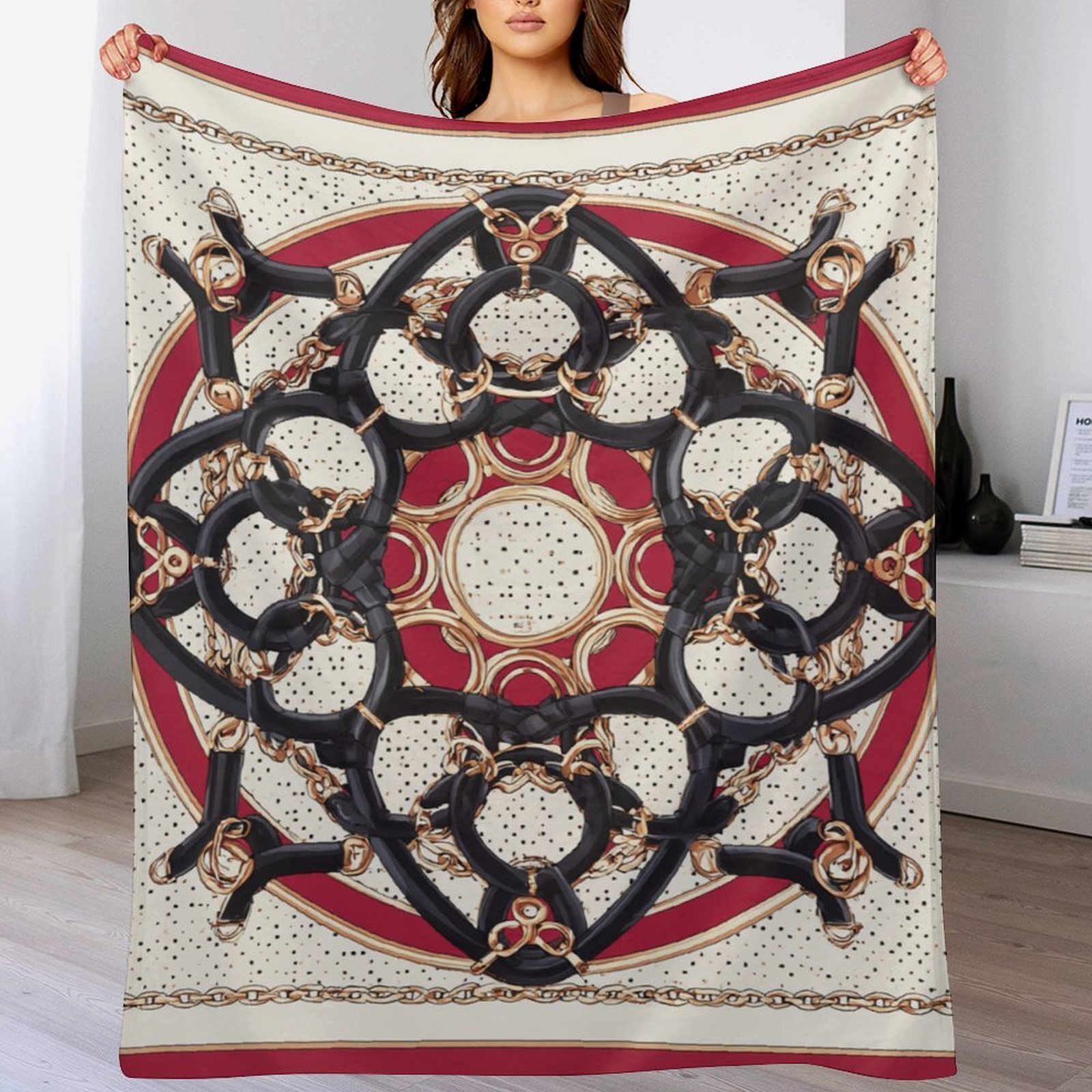 H Designer Horse blanket blanket throw cashmere vibration blanket copert Home Travel Throw Summer Air Conditioner Beach home bedding blankets throws H