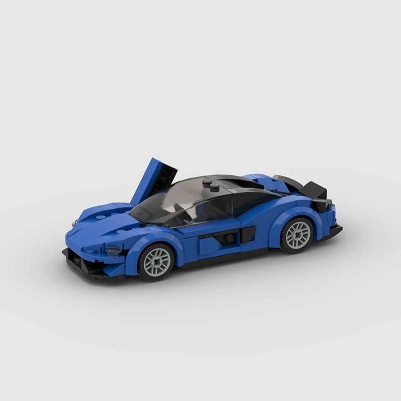 Hot MOC 765lt City Speed Racing Car Sports Building Blocks Bricks Technique Supercar Racers Vehicles Kits Toys Gift C251023