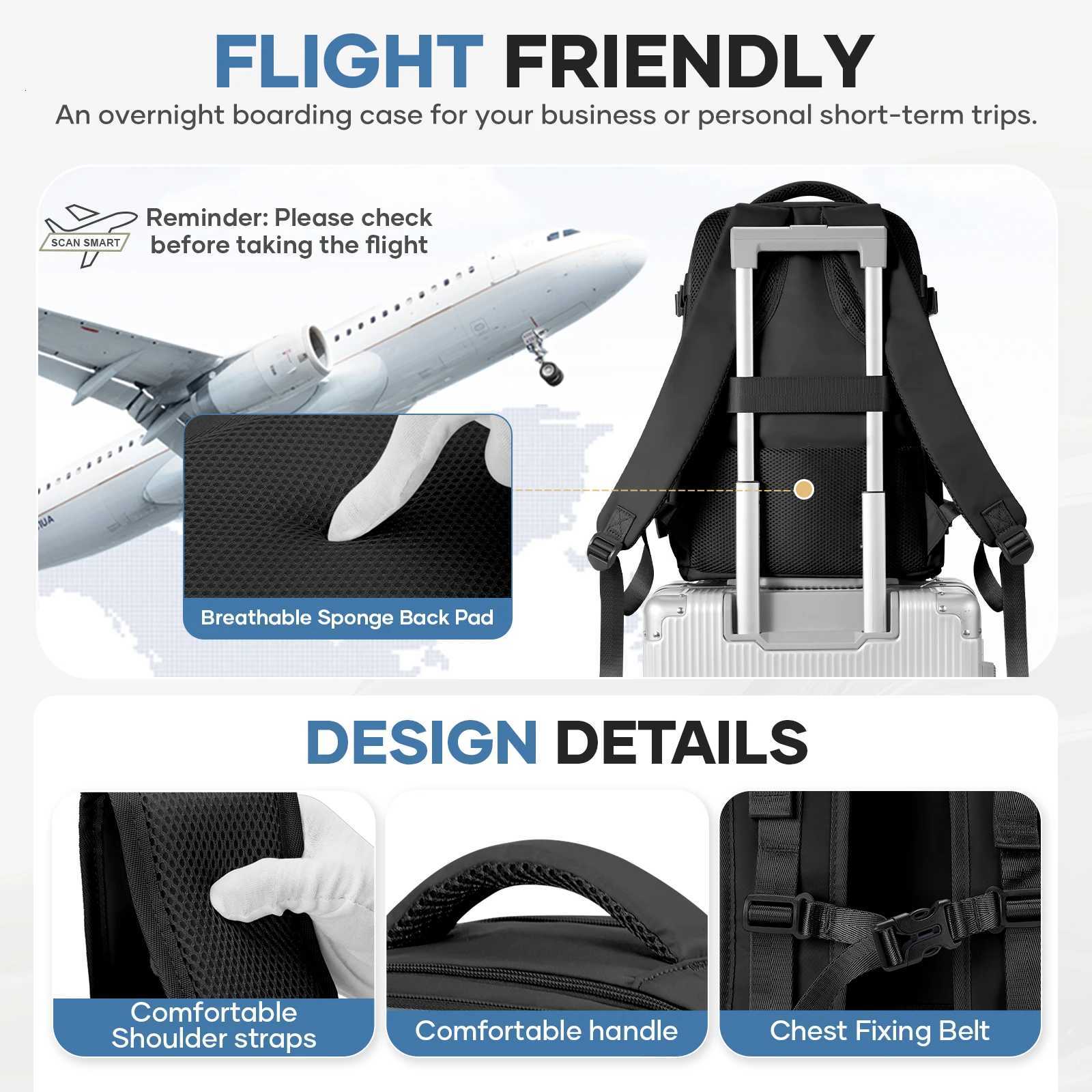 Ryanair Cabin Bag 40x20x25 Under Seat Easyjet 45x36x20 Travel Backpack School Storage Laptop Bag Multipurpose Hand Luggage Bag W251025
