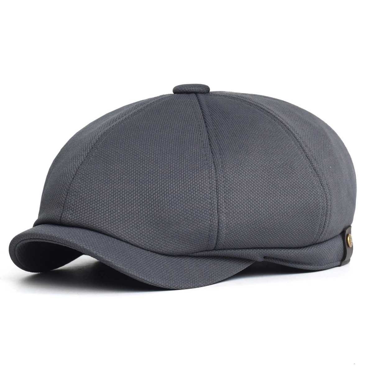 Spring Summer Casual Newsboy cs Breathable Outdoor Retro Beret Hats Octagonal Hat Fashion Solid Flat Cs Y251025