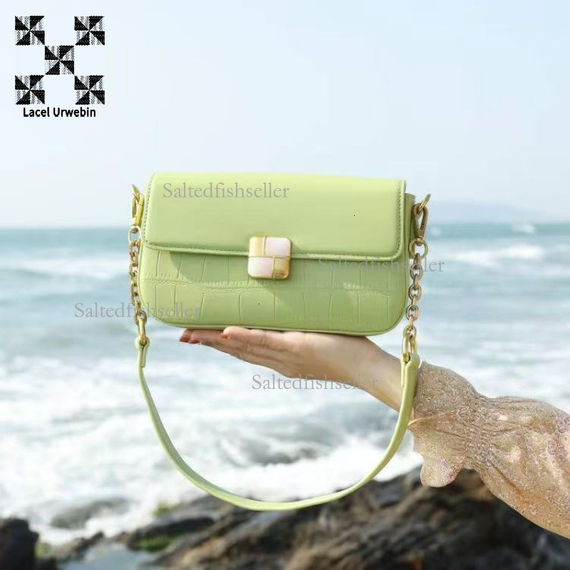 Lacel Urwebin Leather Women's Designer New High-end Fashion Versatile Large Capacity Rectangular Underarm Shoulder Bag Crossbody Bag Fashionable 