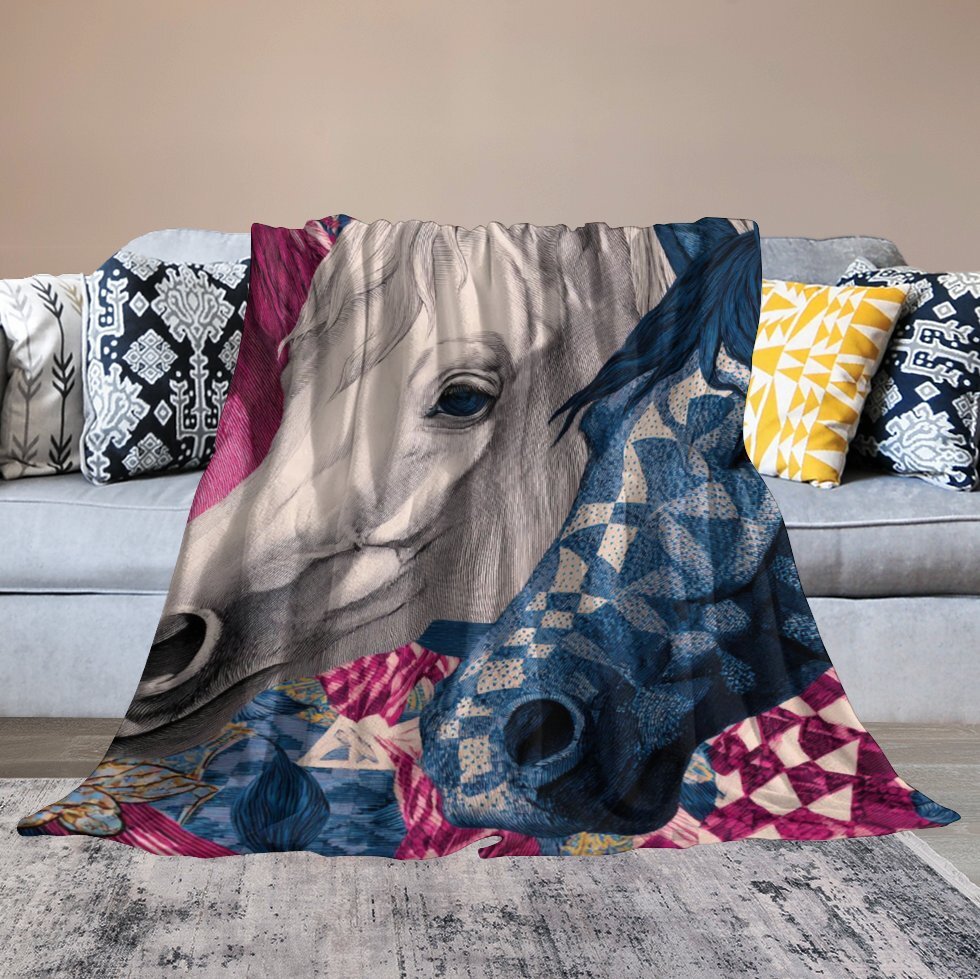 H Designer Horse blanket blanket throw cashmere vibration blanket copert Home Travel Throw Summer Air Conditioner Beach home bedding blankets throws H