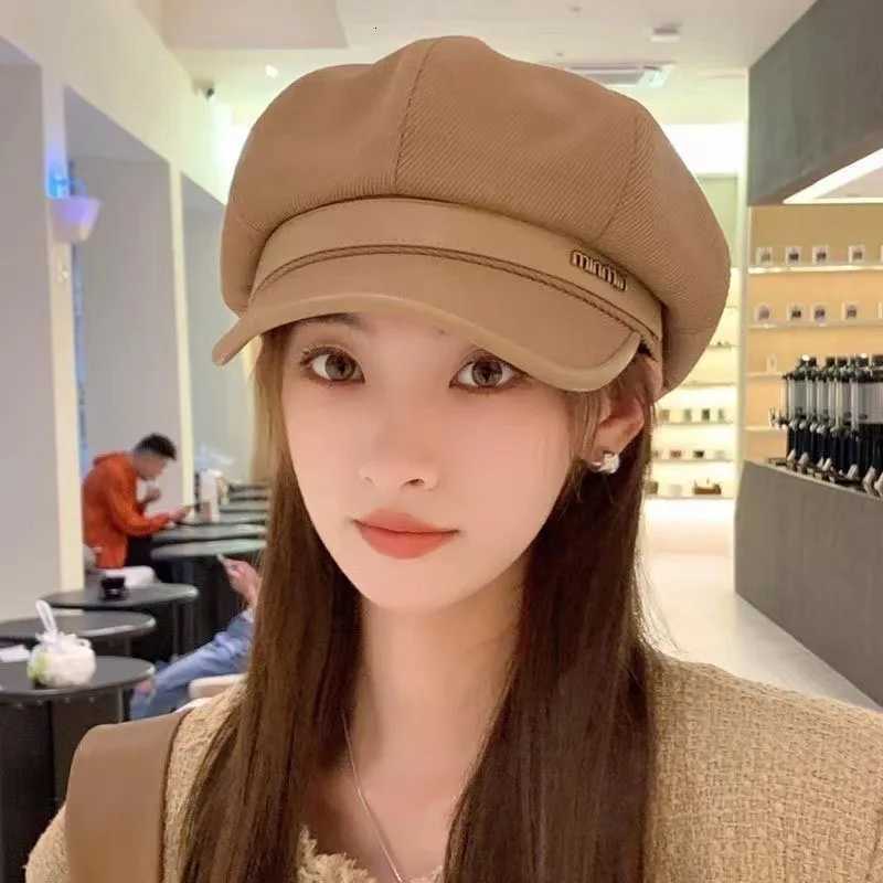 Retro Maillard style Korean version versatile hat for winter new style with a stylish and casual look that accentuates the face Y251025