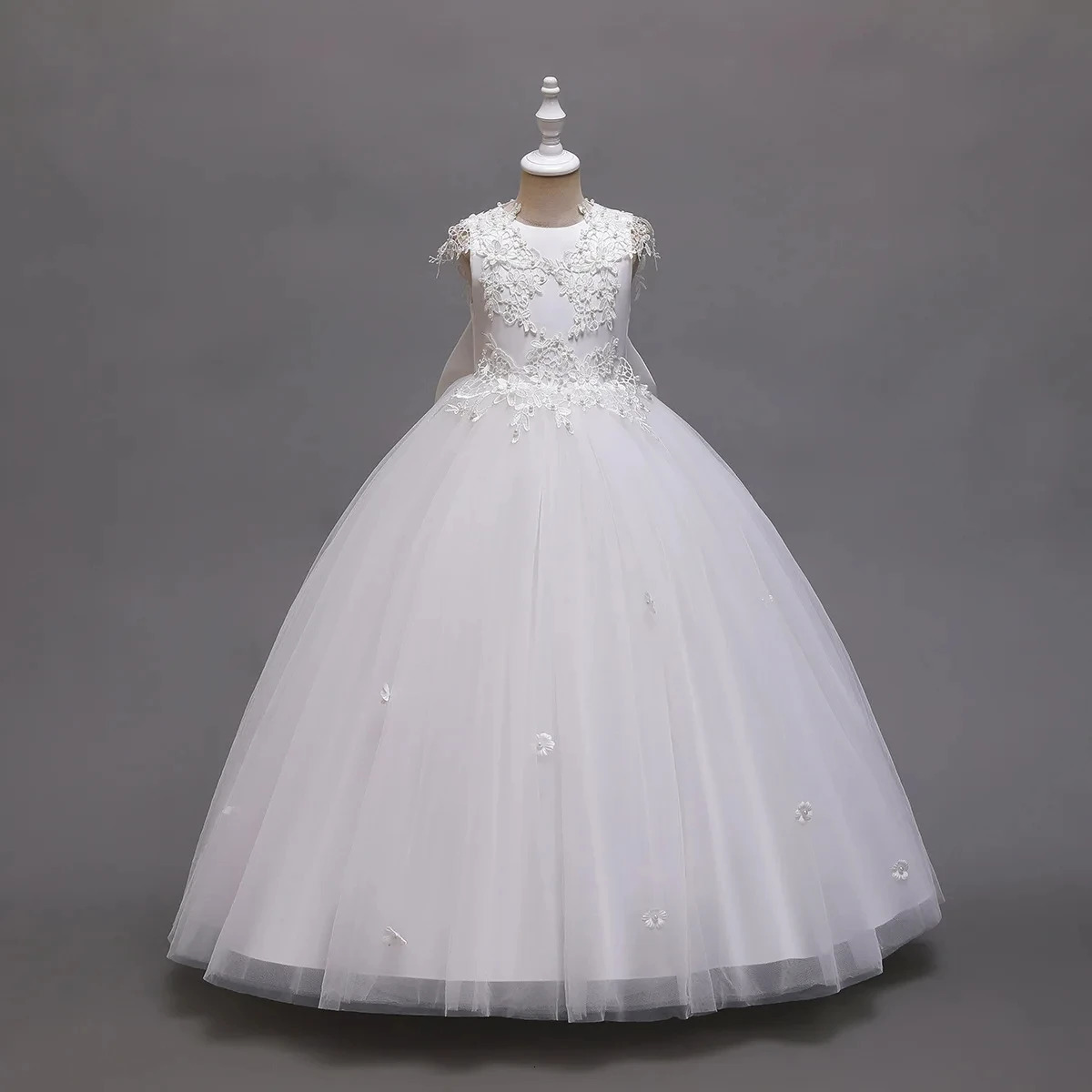 Teen Girls 614 Years Long Dress Bridesmaid Kids Dresses Children Princess Party Wedding Prom Gown Formal Occasion Bow Dresses 251023