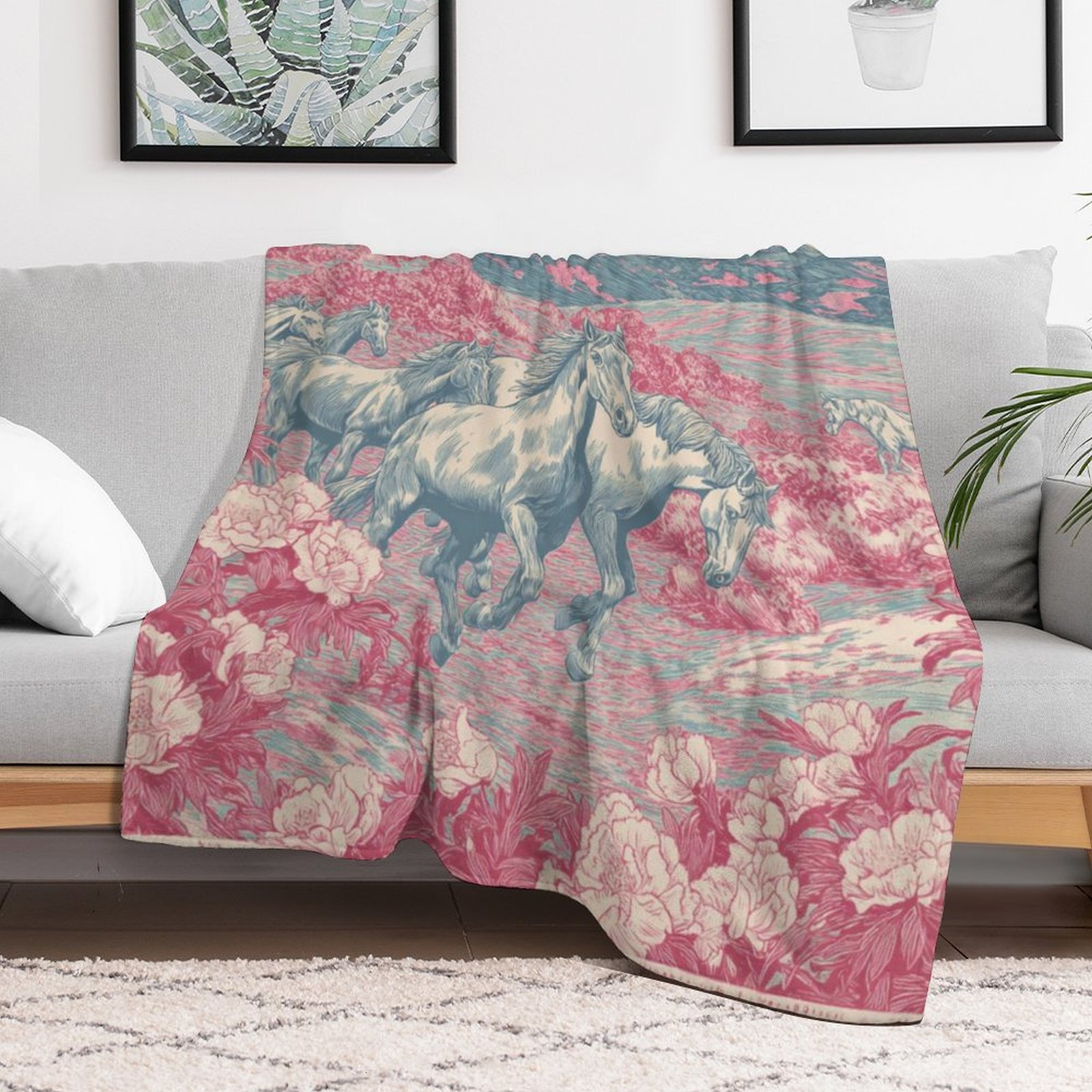 H Designer Horse blanket blanket throw cashmere vibration blanket copert Home Travel Throw Summer Air Conditioner Beach home bedding blankets throws H