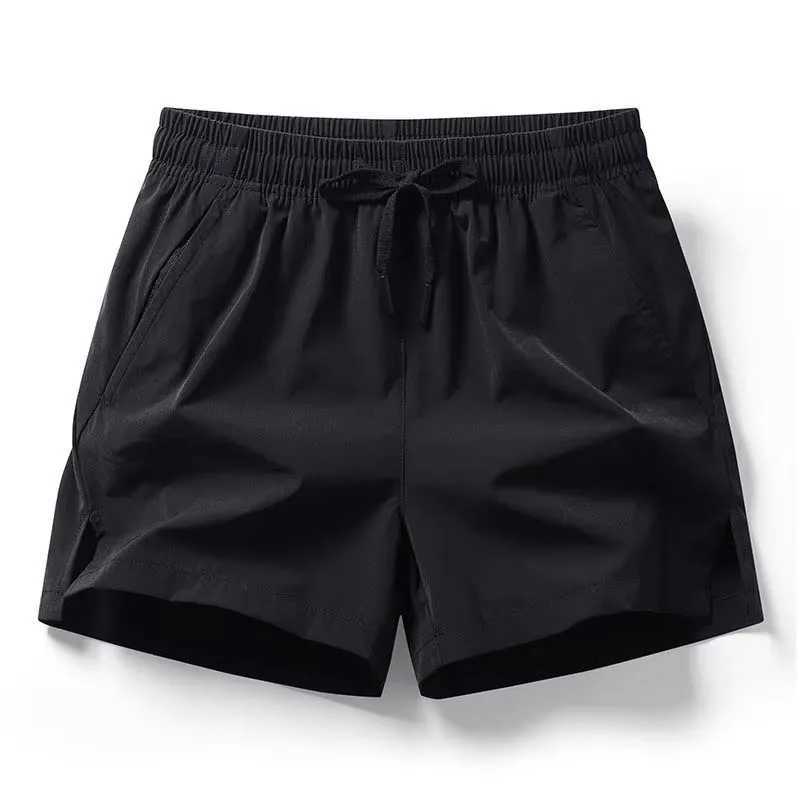 2025 New summer Mens Sports Sweatpants casual Shorts Pockets Basic Solid Color Lightweight Pants Jogging Beach Shorts MenXJ251025