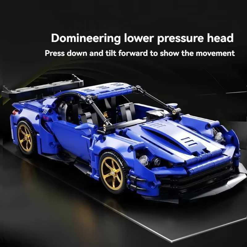 1000pcs 2025 Technical Super Speed GTR Sport Car Building Blocks Assemble Bricks Racing Vehicle Toys Gifts For Adult Friend C251023