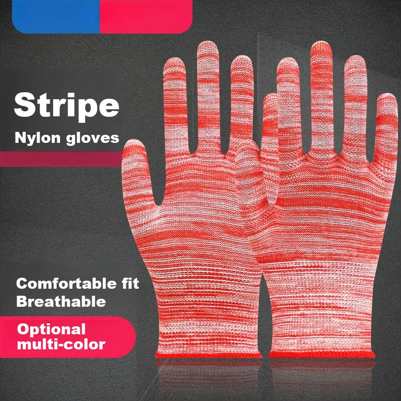 Womens Work Gloves Nylon Thickened HighDensity AntiSlip Breathable Durable Portable Safety Gloves for Labor Gardening 251021