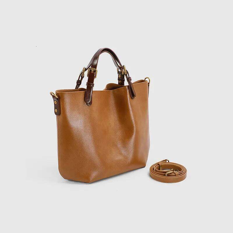 Jonlily Women Genuine Leather Shoulder Female Handbag Totes Casual Crossbody Small Daybag Commuter Bag Purse -Kg2022 Suotong1025
