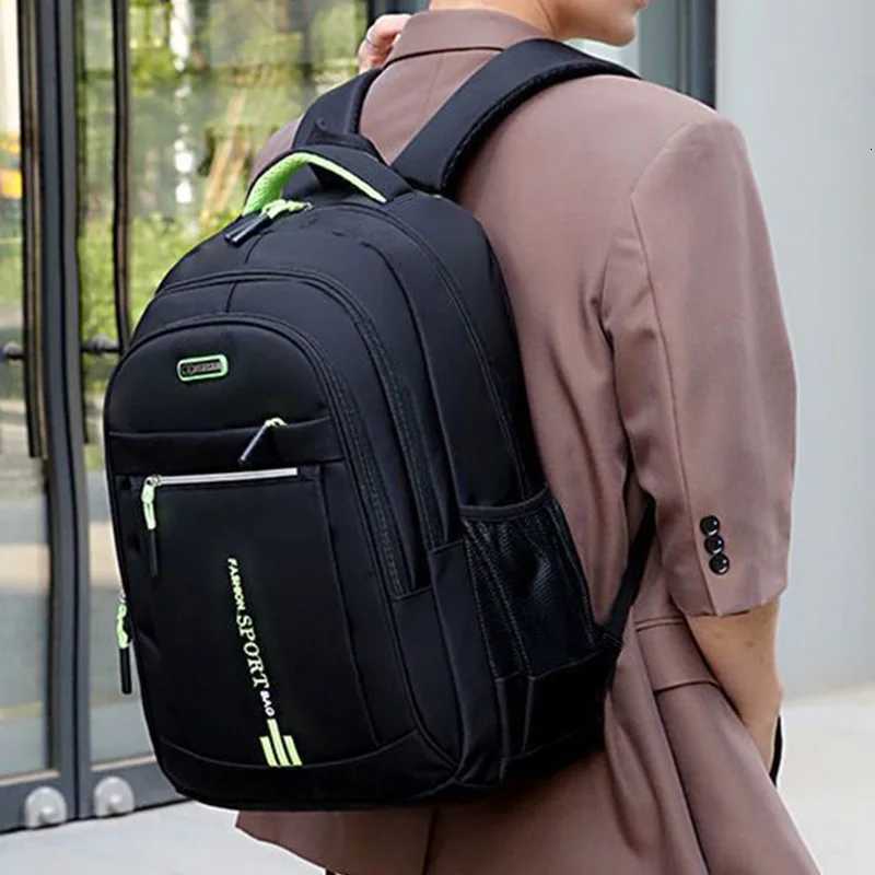Unisex Large Capacity Backpack Business Travel Laptop Bag MultiCompartment Design Adjustable Straps Ideal for Work Leisure W251025