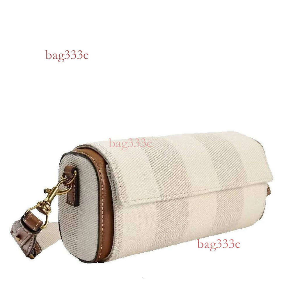 New High-Quality Women's Niche Design Cylindrical Single Shoulder Crossbody Pillow Bag Cowhide Woven Bag
