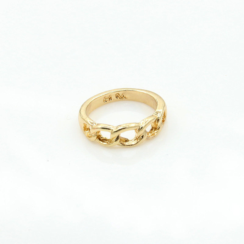 Version Korean Fashion Accessories Chain Hollow Folk Ring