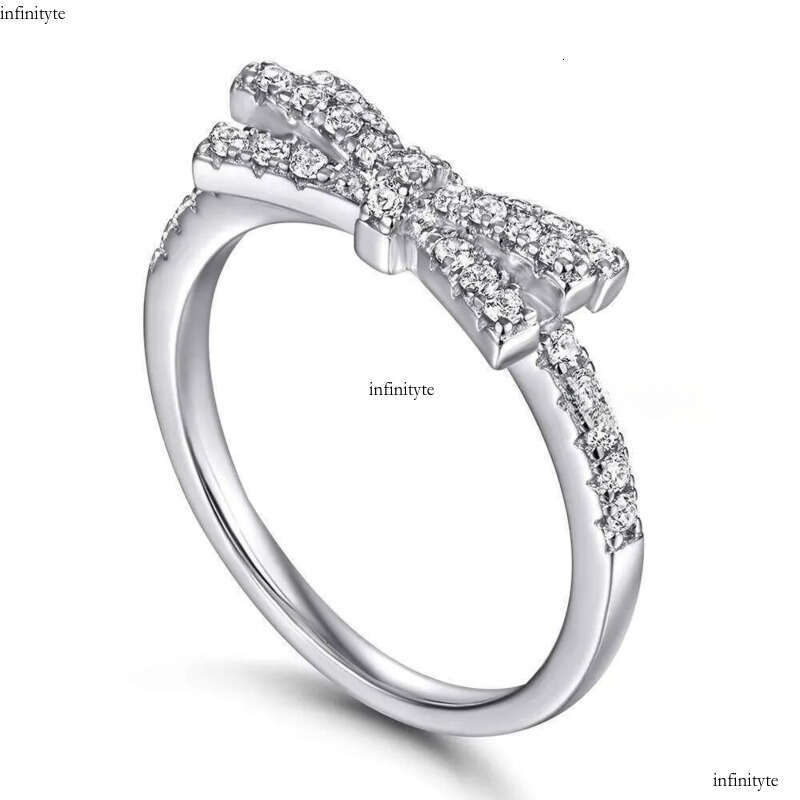 Custom Butterfly Shape Ring Moissanite or Zircon Gold Plated Jewelry Sterling for Woman Rings Sier