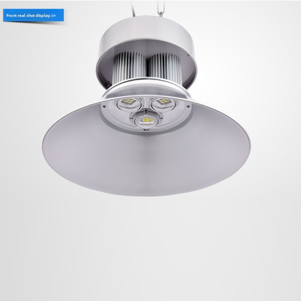 LED High Bay Light, Industrial Warehouse Lighting with High Brightness, Energy-Saving Hanging Light for Factory, Workshop, Gymnasium