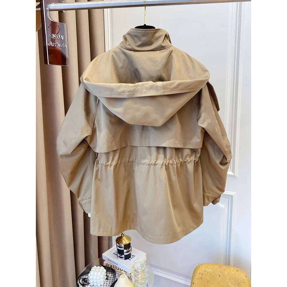 Long Sleeved Casual Trench Waist Party Design Jacket Chic Girls Short Comfortable Fashion Korean Vintage Tops For Women