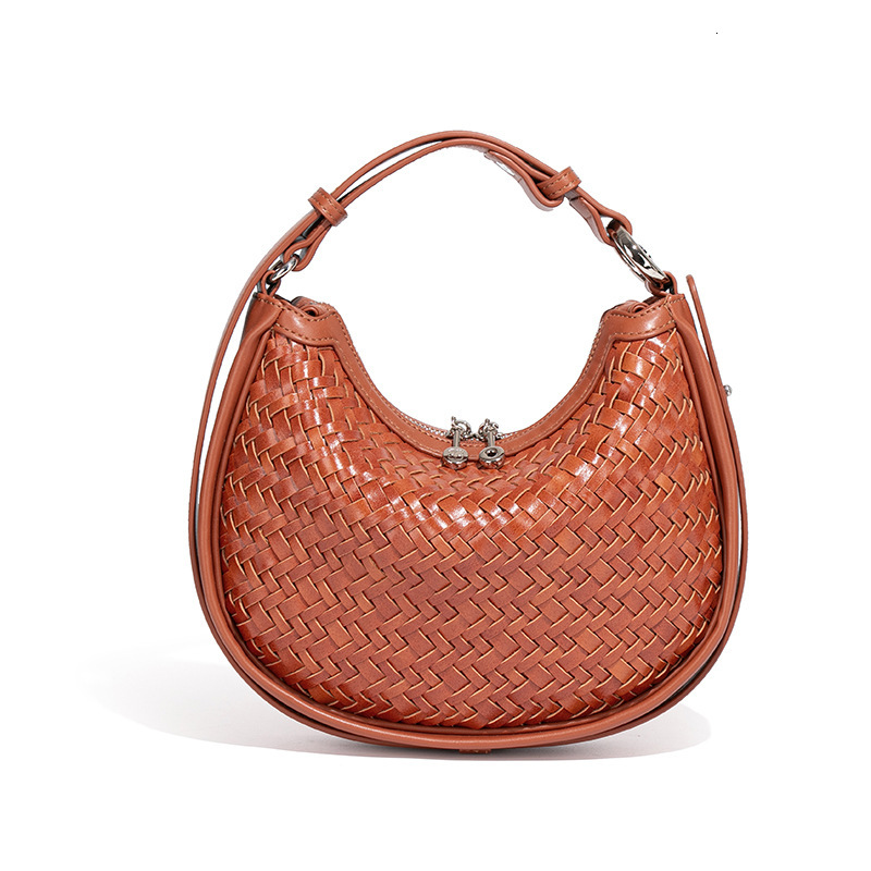 2025 New Handbag High Quality Pu Leather Woven design Bag Single-shoulder Underarm Bag for Women