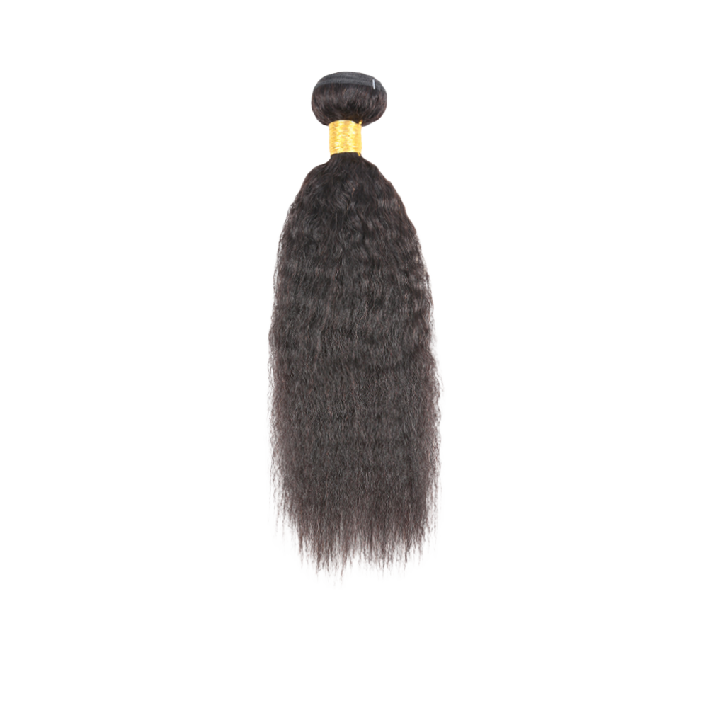 Kinky Straight Bundles Human Hair 8-32 Inch 95-100g Remy Virgin Hair Weave 1 Bundle Natural Black Hair