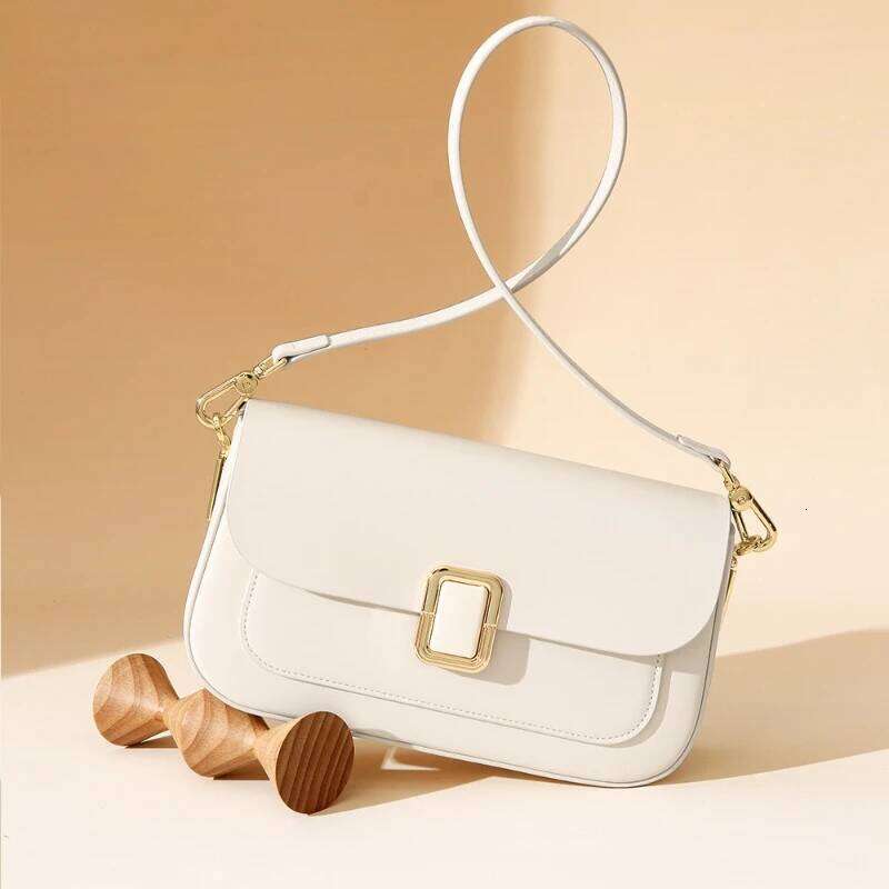 Original New Ladies Genuine Leather Underarm Bags Women's Small Crossbody Shoulder Bag Commuter Handbags Phone Purses 251023 1025