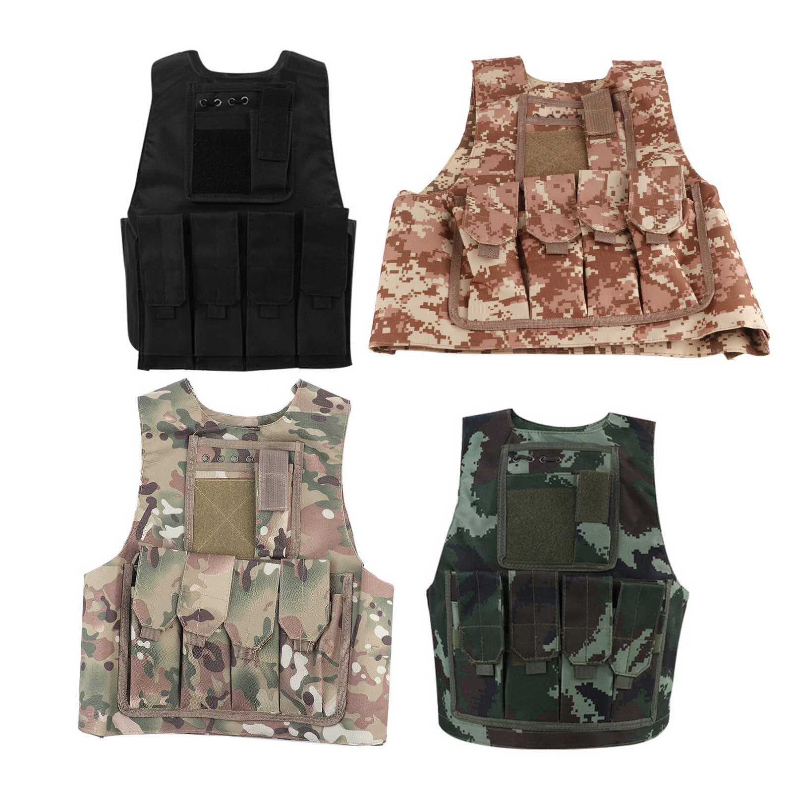 Children Kids Army Military Equipment Game Camouflage Uniform Vest Kids Army Vest Kids Camouflage Vest Kids Military Vest Y251022
