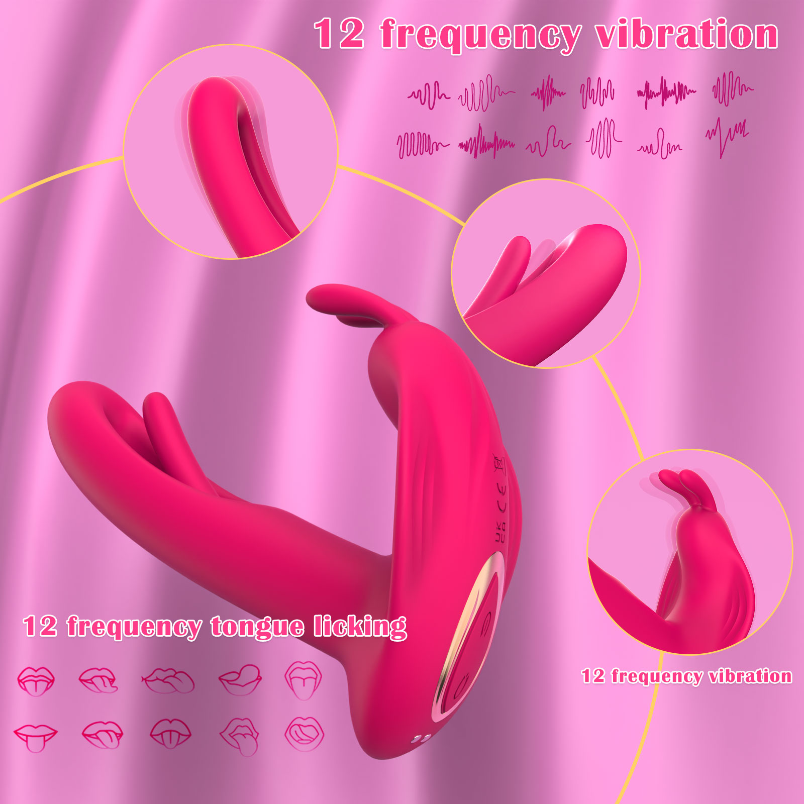 Adult Novelties Collection: Portable Tongue Lingering Stimulator & Massager