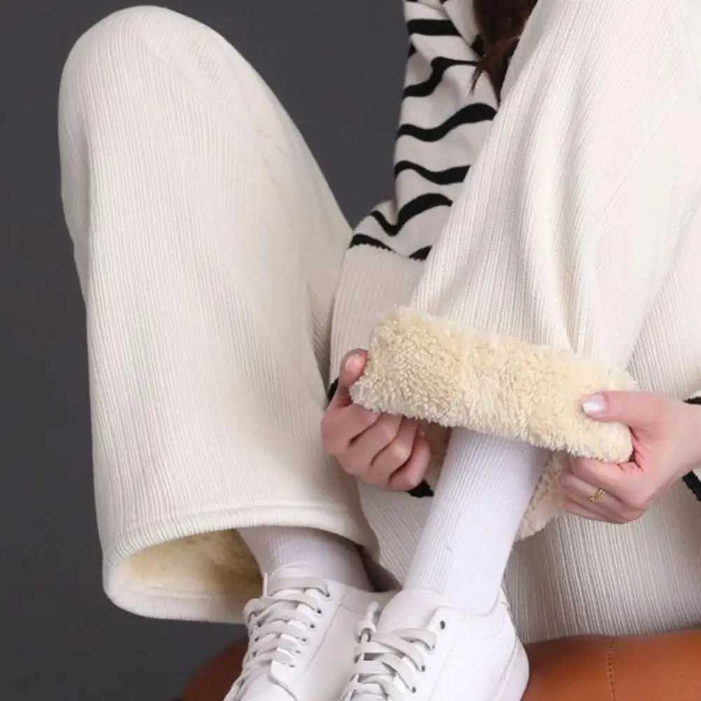 Winter Big Size 3xl Lambwool Fluff Sweatpants Womens Casual Warm Harem Pants Thicken Fleece Lined Jogger Baggy PantalonesT251025