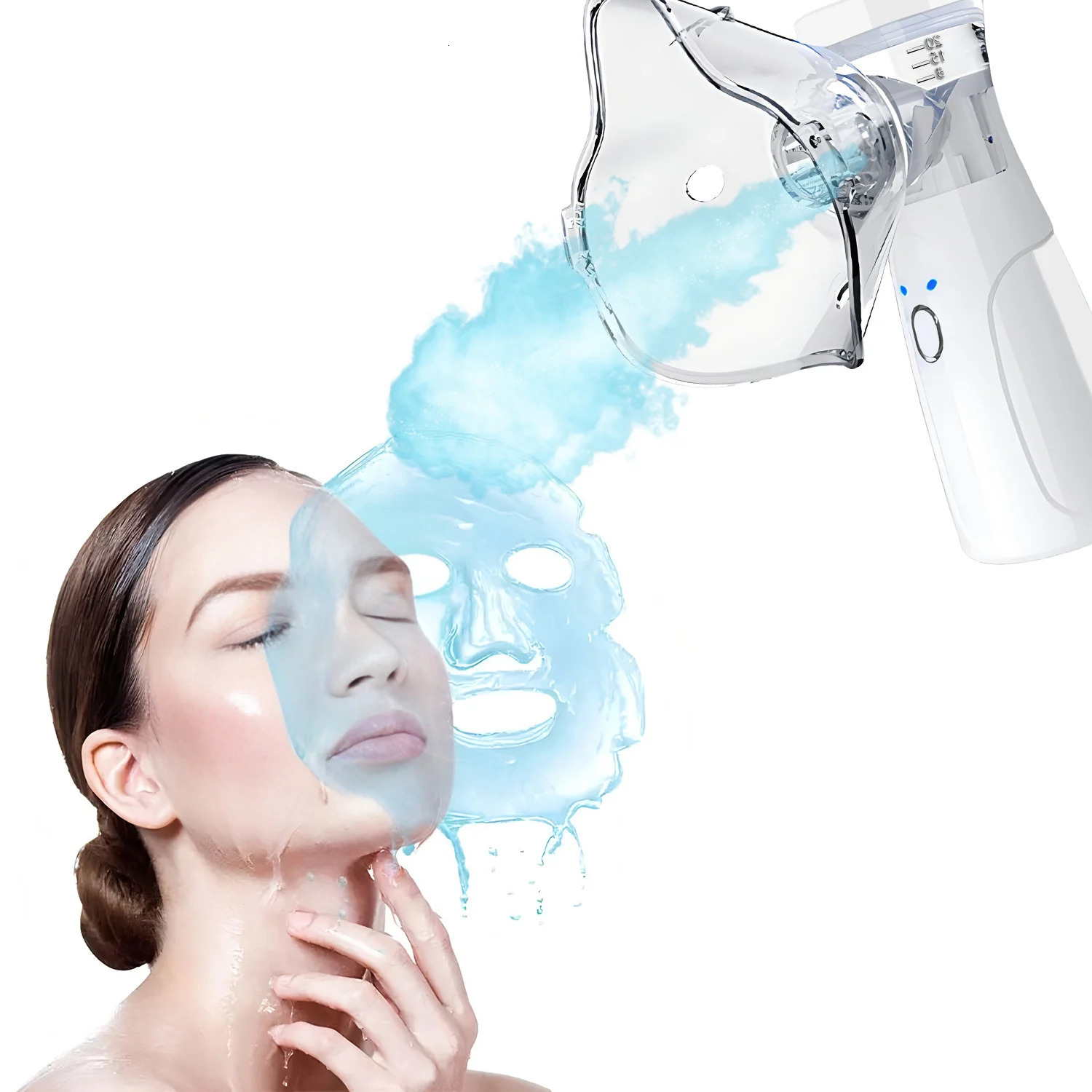 Sprayhead Nano Mist Sprayer Mini Handheld Hydrating Humidifier Skin Care Portable Facial Steamer Nebulizer 251023