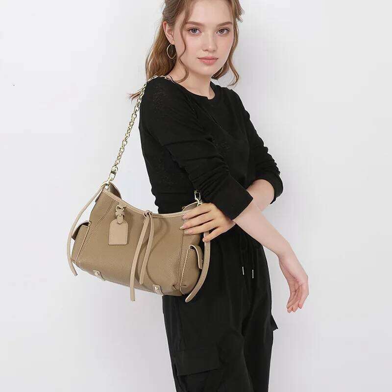 Women's Tote New PU Leather Women Shoulder Bag Chain Crossbody Messenger Bags Fashion Female Handbags 1025