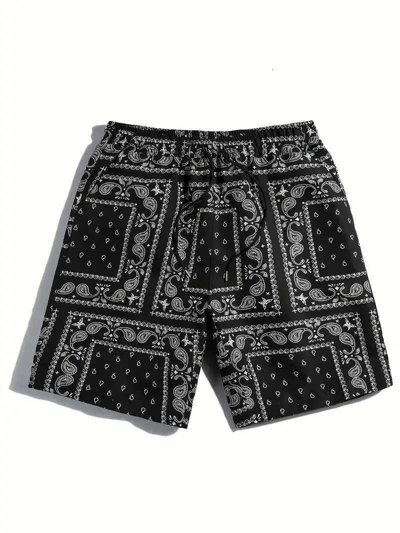 Men Retro Beach Pants Waist Fruit Flower 3D Printed Shorts Mens Summer Breathable Shorts Fitness Street Shorts Men Ropa HombreXJ251025