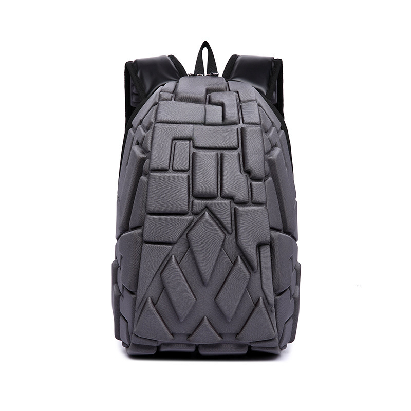 New hot selling fashionable turtle shell backpack personalized men's backpack outdoor new student backpack