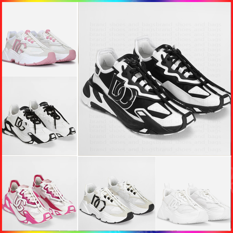 2025Luxury designer Daymaster Trainers Sneakers Shoes Low Top Flat Sorrento Print white black leather Trainers Sneakers