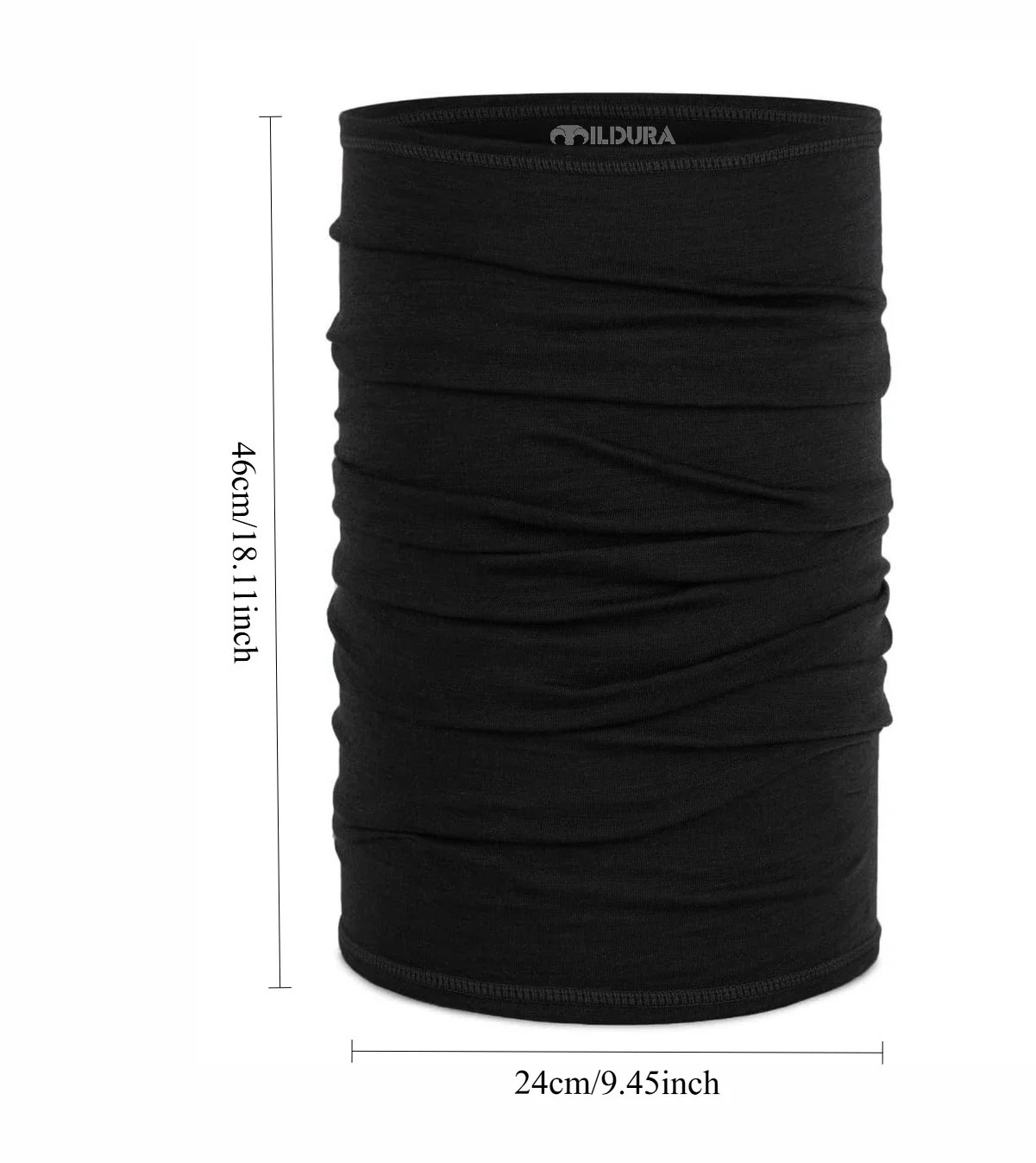 100 Merino Wool Bike Neck Gaiter Light Quick Dry Breathable Face Mask for Ski Hiking Neck Tube Scarf Multifunctional Headwear 251020