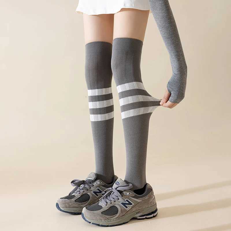 ZEXOLAP Womens High Elasticity OvertheKnee Athletic Socks for Yoga Running Fitness NonSlip Long Socks with Breathable C Y251024