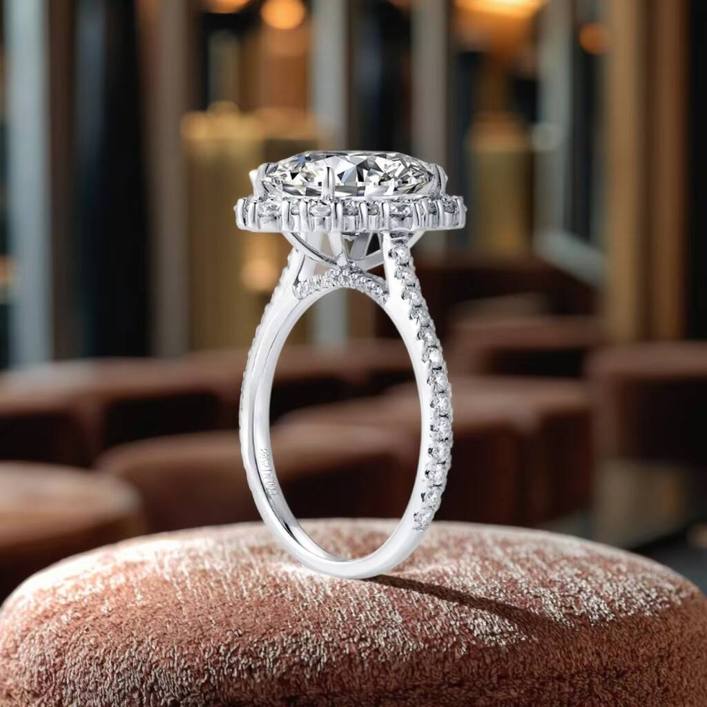 Wedding Bridal S925 Sterling Silver Couples Rings Anniversary Gift 4ct Radiant Cut D Color Moissanite Rings for Women