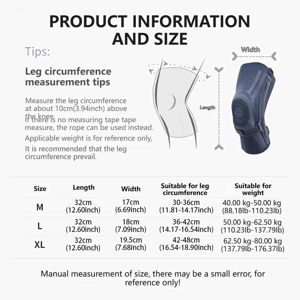 AOLIKES 1PCS Knee Brace with Patella Pad Side StabilizersKnee Compression Sleeve Support for Women and Men Running Sports Y251024