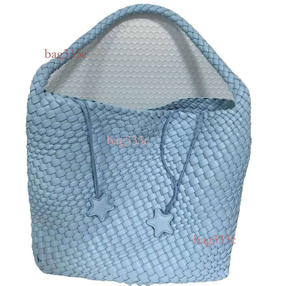 New Medium Champagne Color Woven Tote For Women, Large Capacity Handbag, Shoulder Bag, Crossbody Bucket Bag Cowhide Woven Bag