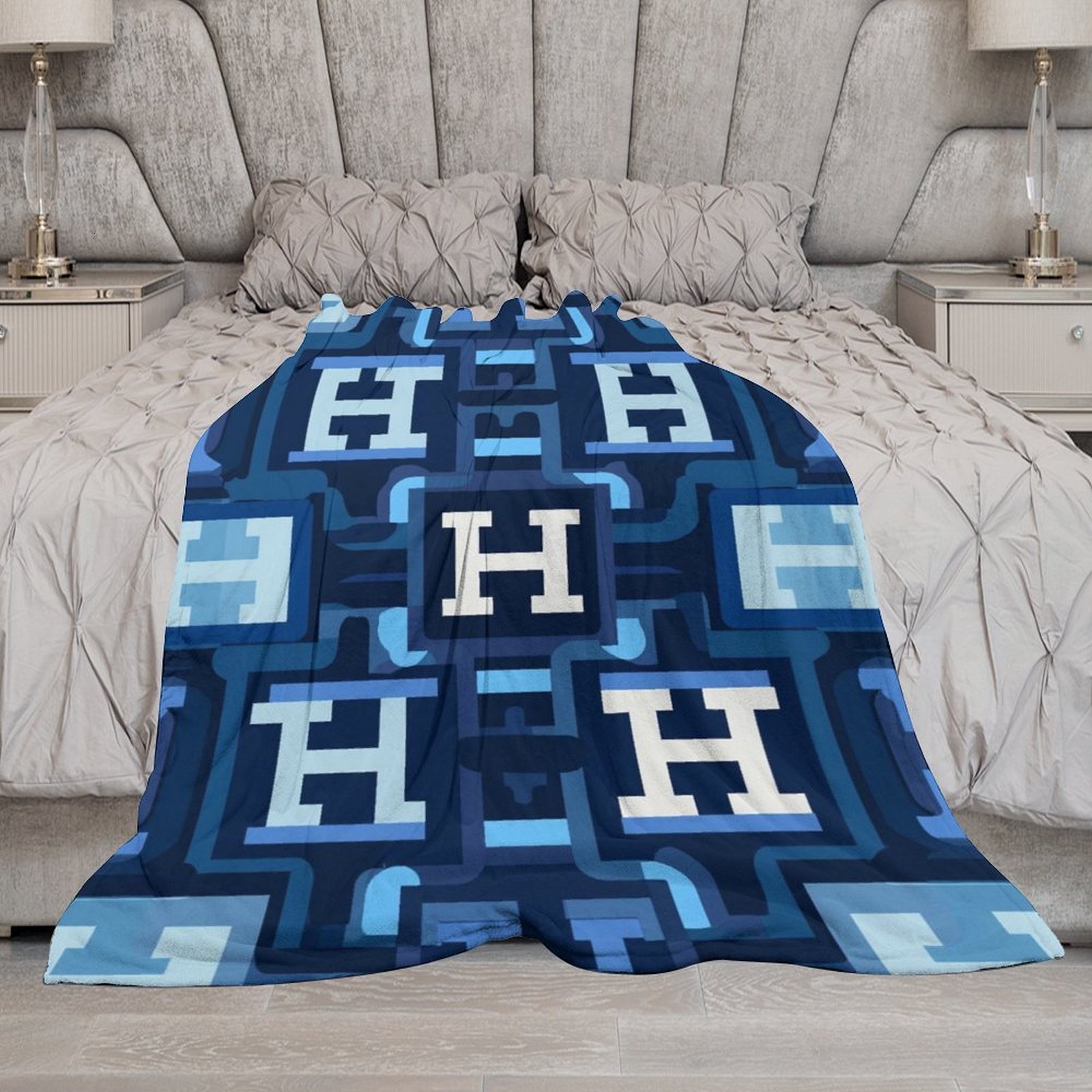 H Designer Horse blanket blanket throw cashmere vibration blanket copert Home Travel Throw Summer Air Conditioner Beach home bedding blankets throws H