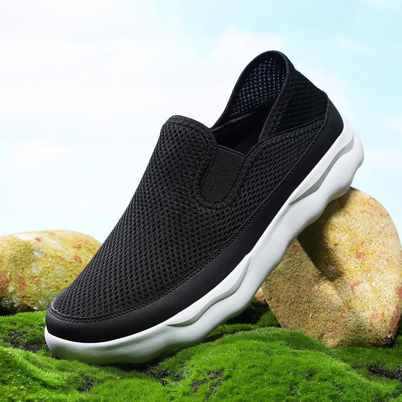 Ddmytiger Sneakers Summer Walking Sport Shoes Men Loafers Breathable Slip On Lightweight Mesh Casual Zapatillas Hombre Deportiva Outdoor Shoes