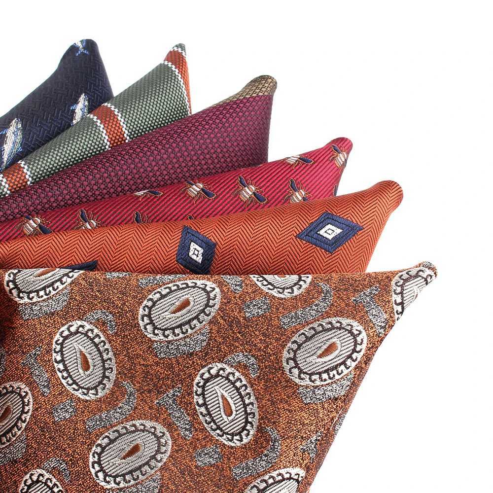 Suits Pocket Square For Men Wen Striped Chest Towel Hanky Gentlemen Hankies Mens Handkerchief Cartoon Pocket Towel Gifts Y251024