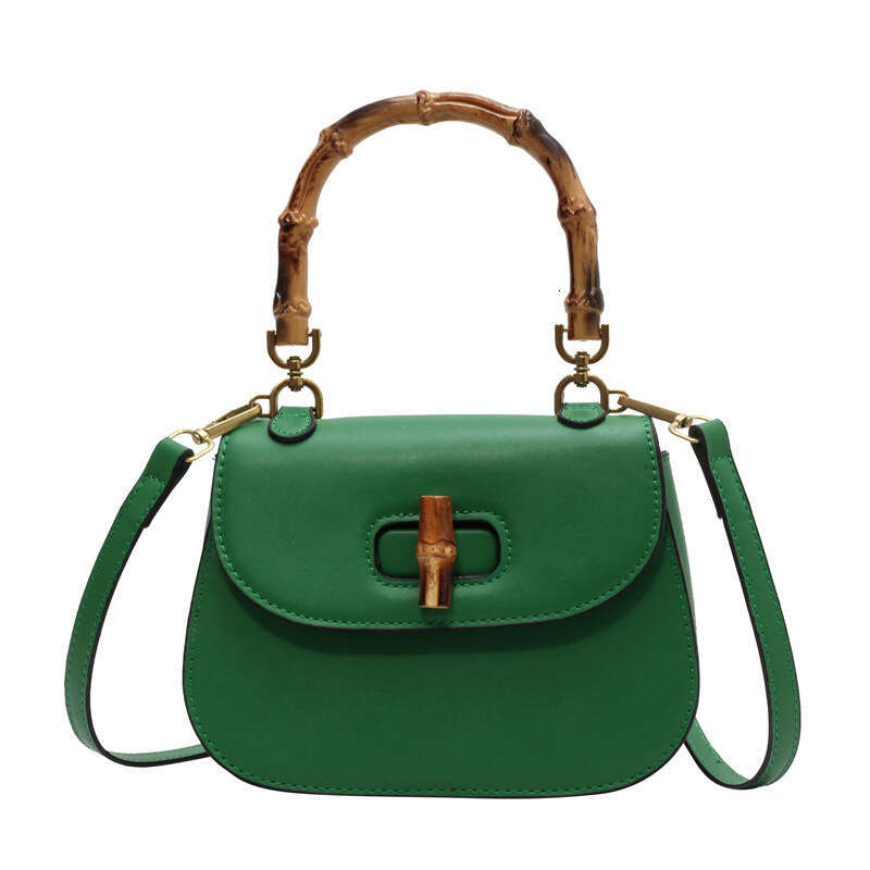 Handheld Bamboo 2025 New Saddle Women's Simple Fashion Trendy Shoulder Crossbody Bag