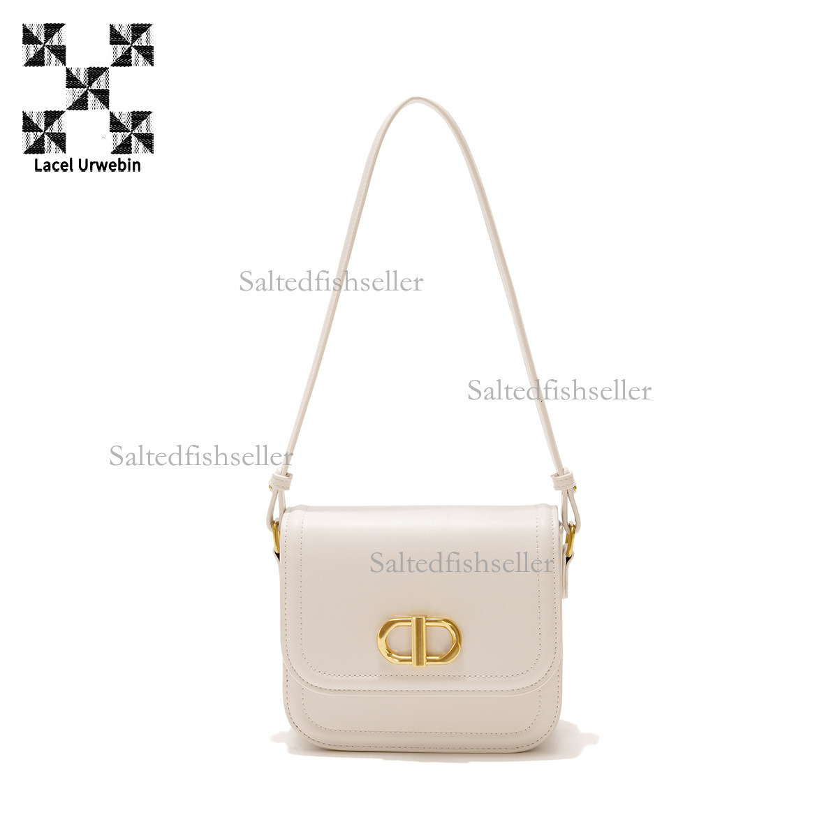 Lacel Urwebin Designer Luxury Women's Tofu Small Square Bag Fashionable New High-end Metal Zipper Flip Shoulder Crossbody Bag Simple Mini Handbag