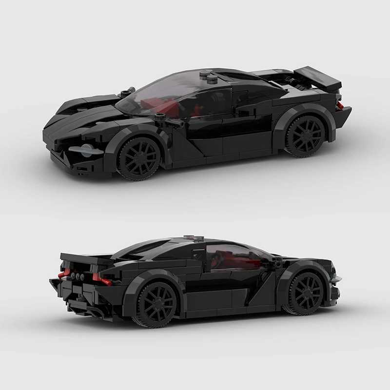 Hot MOC 765lt City Speed Racing Car Sports Building Blocks Bricks Technique Supercar Racers Vehicles Kits Toys Gift C251023